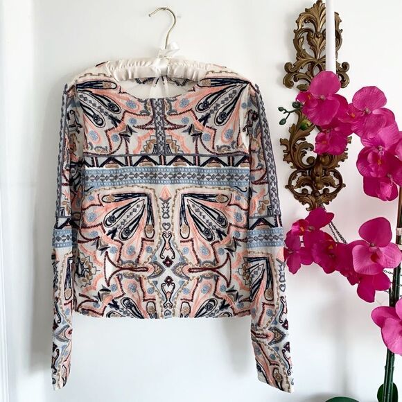 ABERCROMBIE & FITCH MESH KNIT TOP - Picture 3 of 13